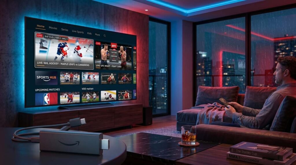 IPTV Canada sports streaming for NHL UFC and live sports channels
