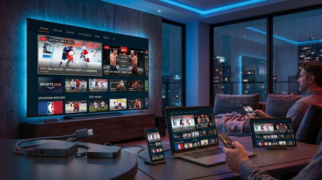 Multi device IPTV streaming setup in Canada