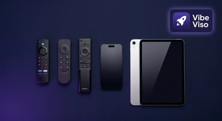 Vibe Viso IPTV compatible devices in Canada including Firestick Smart TV Android and iPhone