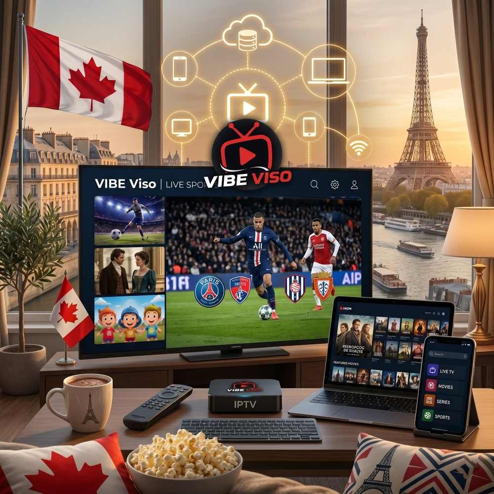 IPTV Service Edmonton 4K Streaming on TV and Mobile