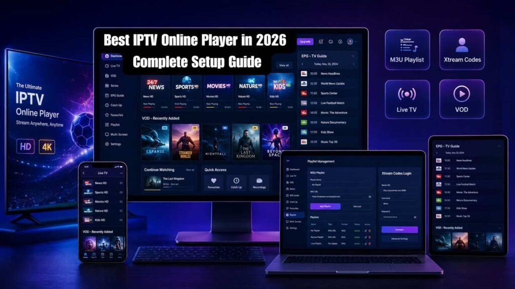 Best IPTV Online Player in 2026