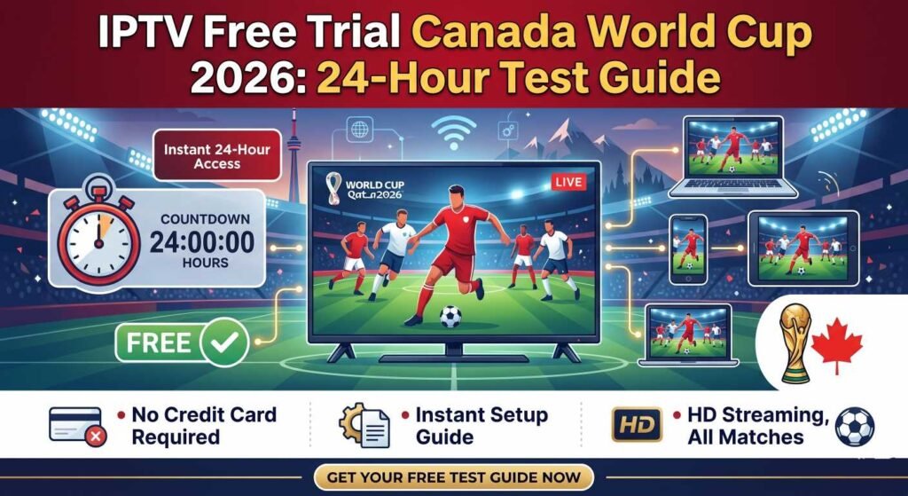 IPTV free trial Canada World Cup 2026