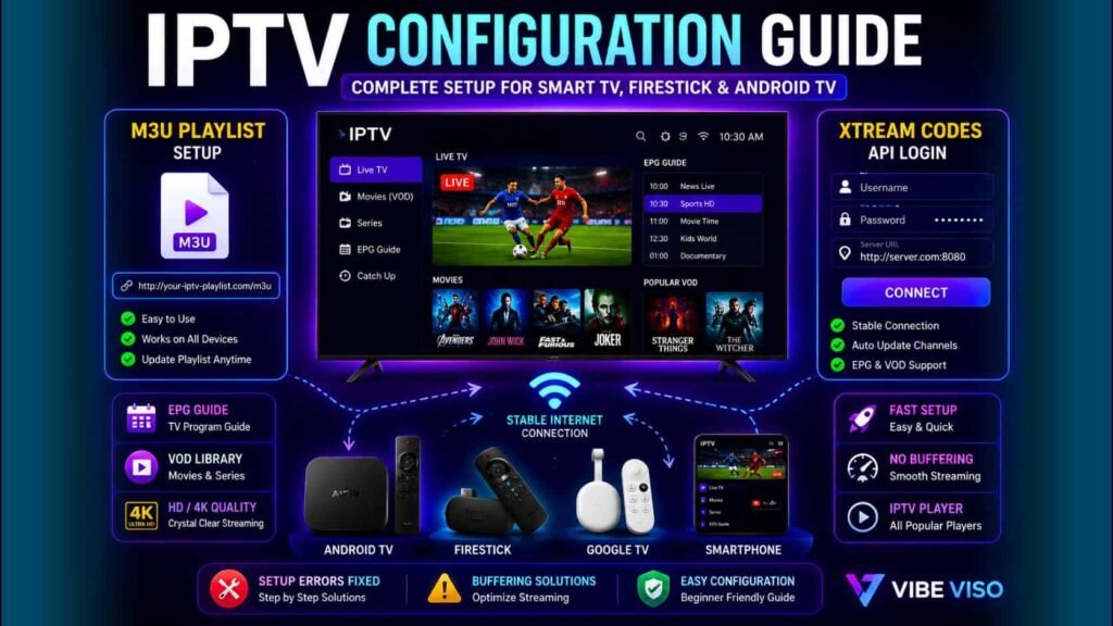 VibeViso IPTV Configuration Guide