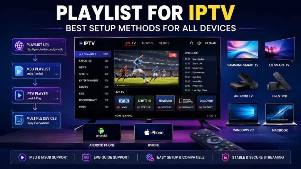 Vibe Viso Playlist for IPTV