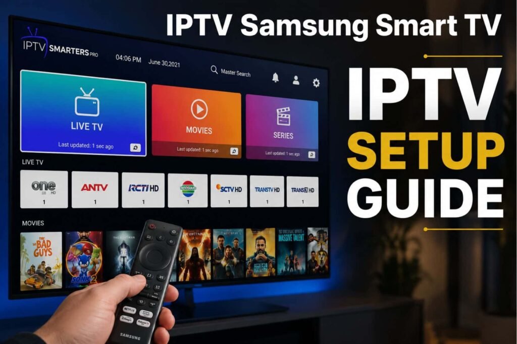 IPTV Samsung Smart TV Setup Guide 2026 Vibe Viso