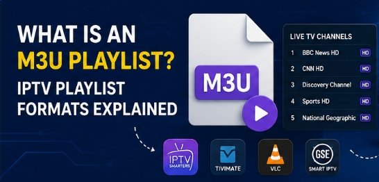 what is m3u playlist iptv