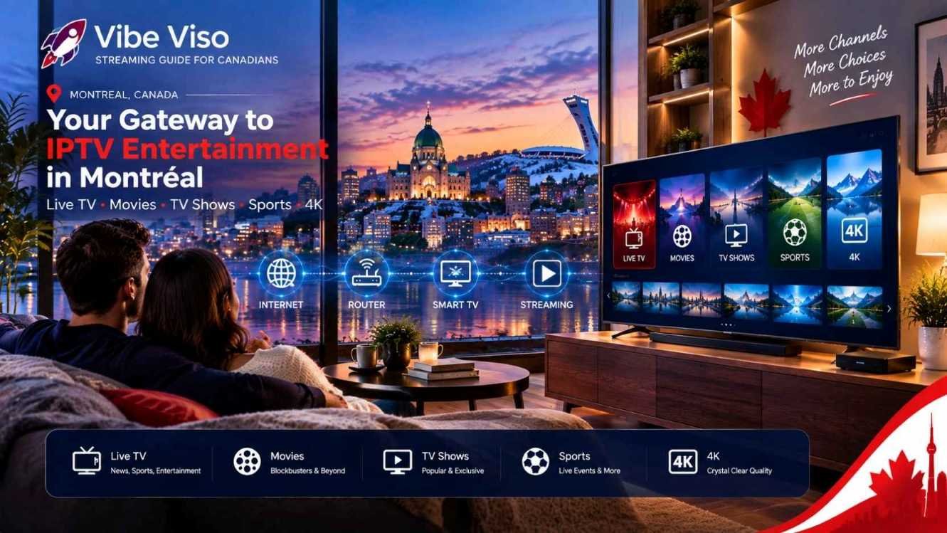 IPTV Entertainment in Montreal — 4K Canadiens Hockey, French Channels and Global VOD