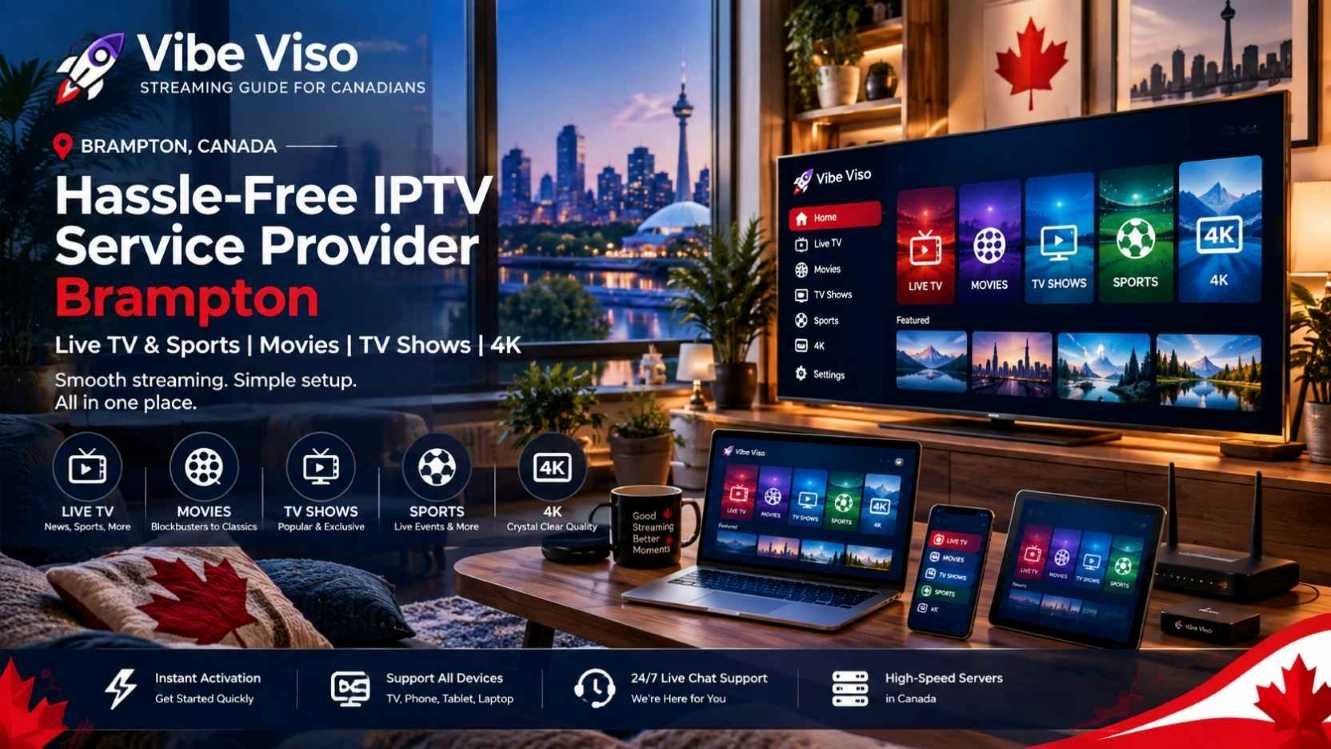 VibeViso IPTV Service Provider in Brampton — Live Punjabi Channels, Cricket & Canadian Sports